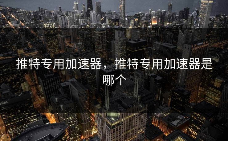 推特专用加速器,推特专用加速器是哪个